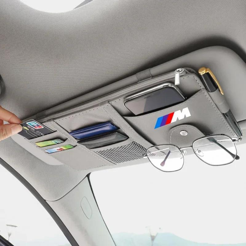 UCK2 Car Visor Organizer Car Visor Sunglasses Holder Visor Accessories for BMW Performance M5 320 325 E28 E30 E34 E36 E39 E46 X5 X6