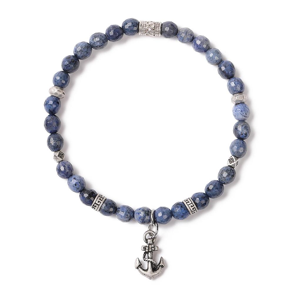 Браслет из драгоценных камней Qoocobb Dumoteerite Gemstone Bracelet Gemstone Basic-28