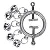 QKKQ Breast Clip Nipple Clamp with Bells BDSM Bondage Breast Leather Belt Nipple Clamps Sexy Clips Erotic Sex Toys for Women Men