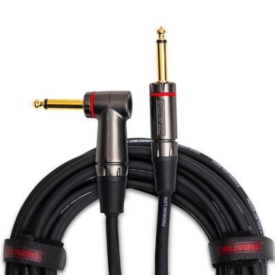 Cableworks от Gator Cases Экранированный кабель для серии Headliner с кнопкой Mute гитара/бас (30 футов S/L) GCWH-INS-30RAQT []
