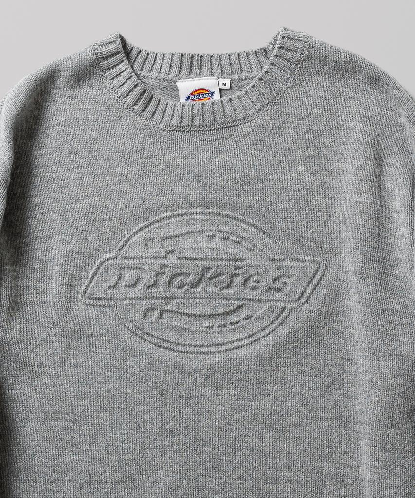 DICKIES Embossed Logo Pullover Knit Gray