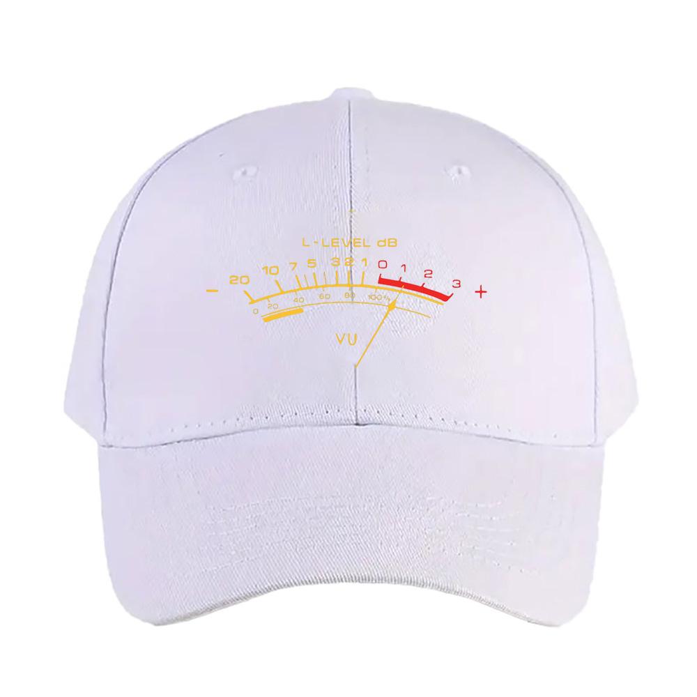 Retro Vu Meter For Audio Technicians And Sound Engineers Cap summer woman Man Adult Hat Printed Baseball Caps Trucker Cap