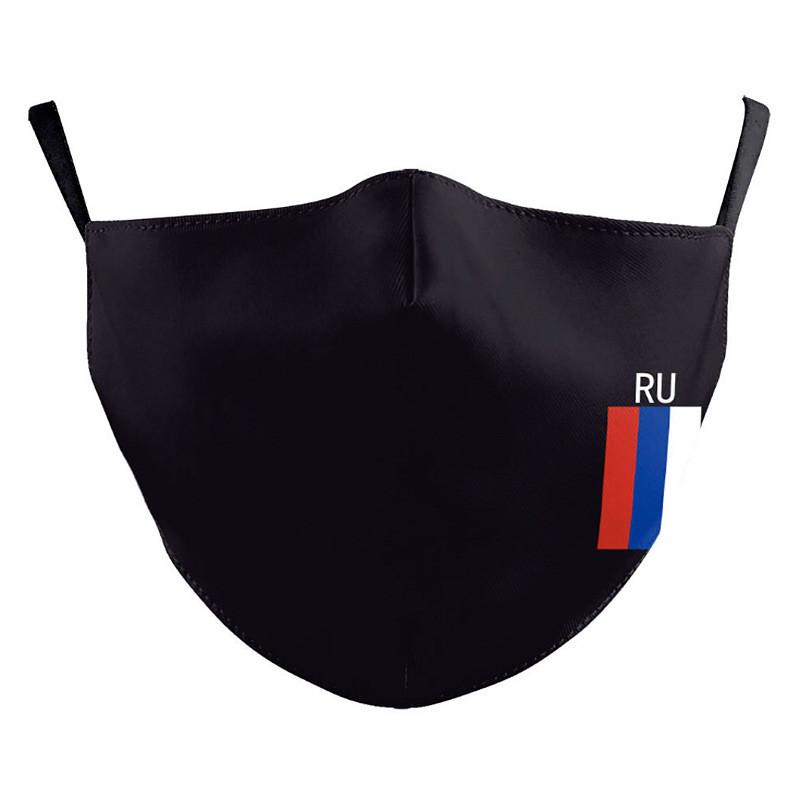 Защитная маска для лица с гербом разных стран