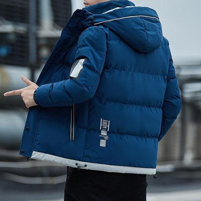 Куртка мужская толстая теплая зимняя куртка с капюшоном мужская хлопковая стеганая куртка 5XL модная повседневная одежда уличная одежда