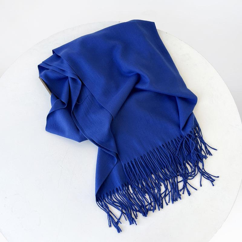 Wholesale autumn and winter warm scarf cashmere solid color gift scarf shawl new imitation cashmere scarf women