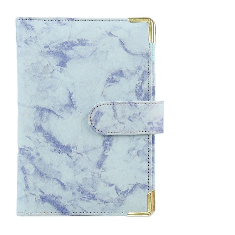 A5 A6 White Black Color Marble Binder DIY Binder Only Cover Diary Agenda Planner Paper Cover School Stationery