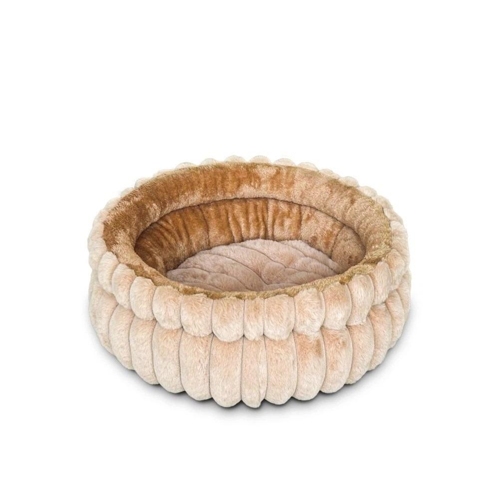 Warm Cat Sofa Bed Round Pet Sleeping Basket Dog Sleeping Mat Dog Kennel  for Cats and Dogs