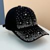 Spring and Summer Gypsy Star Rhinestone Hat Can Be Worn In All Seasons, Fashionable and Simple Baseball Cap, Female Travel Show Face Small Cap