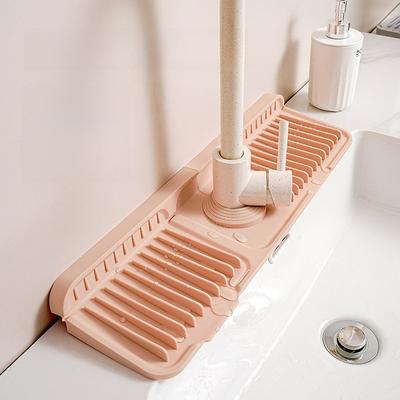 Противоскользящий силиконовый коврик для слива крана, настраиваемое решение для хранения кухонной раковины