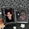 PVC Card Album Gothic Dark Style Idol Card Collect Book Mini Photocard Binder  Unisex