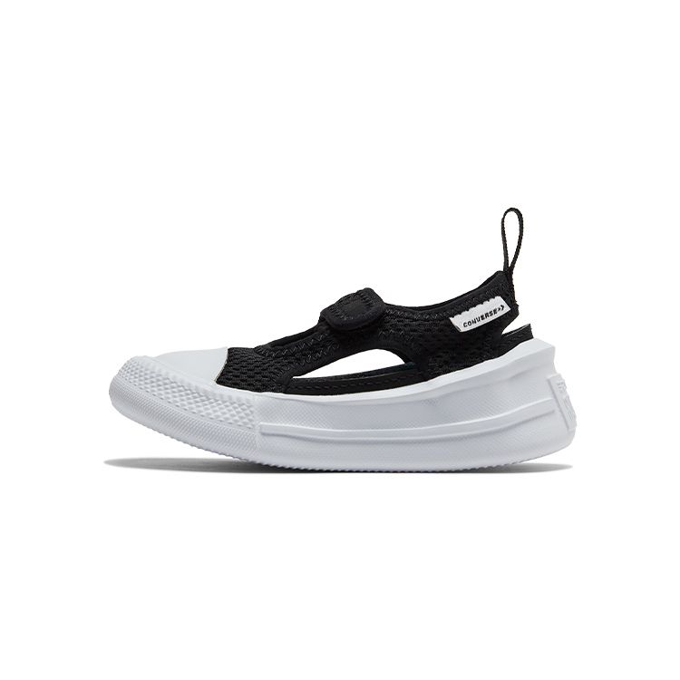 Converse Прочные сандалии с низким верхом, детские сандалии, черные, белые, A03658C