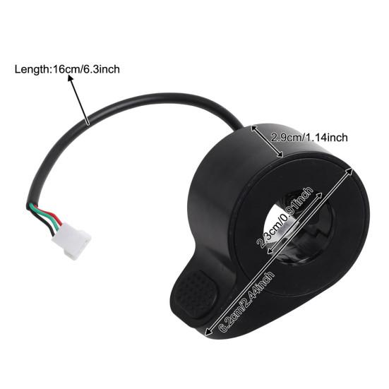 Электровелосипед Thumb Throttle Электрический скутер Finger Thumb Speed Throttle Сменные аксессуары для Gotrax GXL V2 и M365