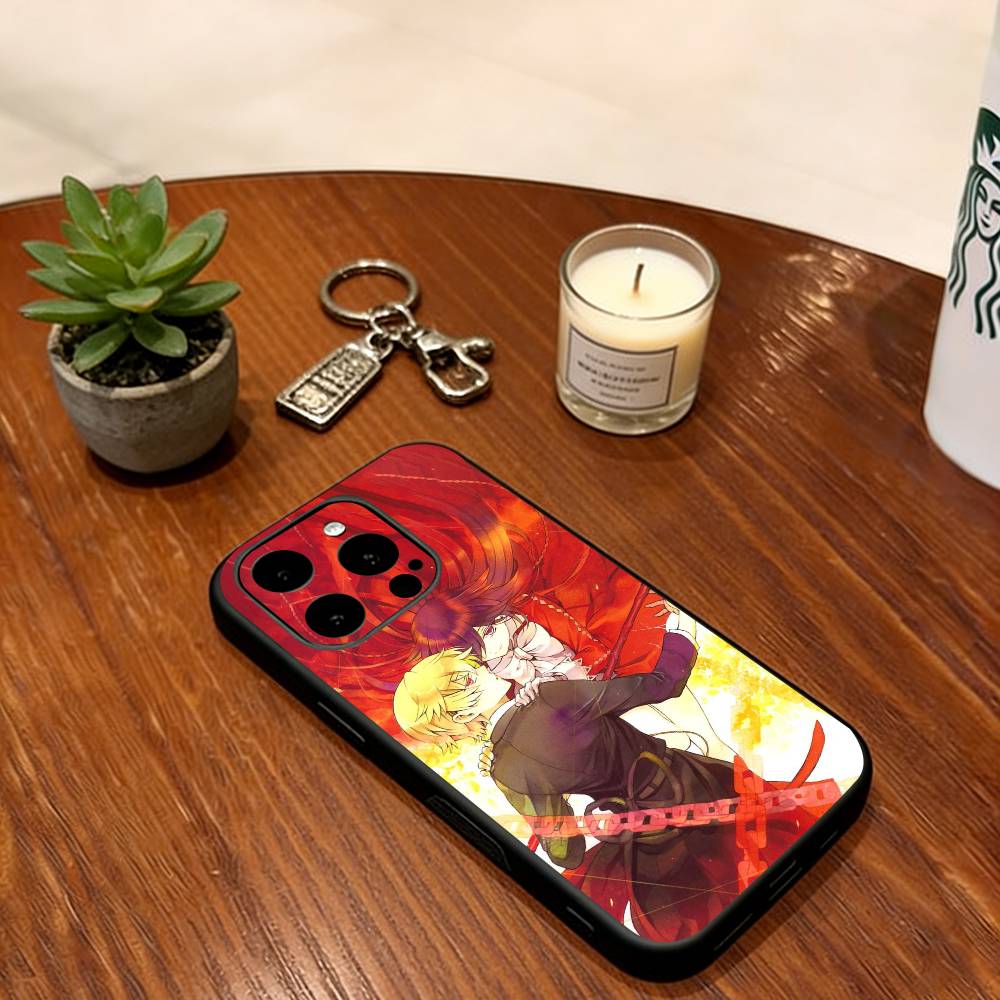Pandora Hearts Phone Case Soft Silicone black For IPhone 17 16 15 14 13 12 11 X XR Plus Pro Max Plus