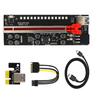 Переходная карта-райзер 012 PRO LED PCIE для адаптера GPU для майнинга