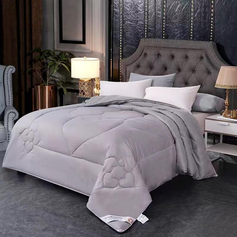 Mulberry Silk Quilts Warm Winter Duvet Insert Quilted Bed Comforter King Queen Full Twin Size Kid Bed Patchwork Blanket