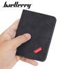 Fashion Mini Wallets Men PU Leather Card Holder Vintage Design Thin Purse