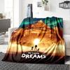 1pc Blanket - movie In Your Dreams Print Design,Lightweight Blanket for Sofa,Bed- Soft &Warm,Gift for All Seasons