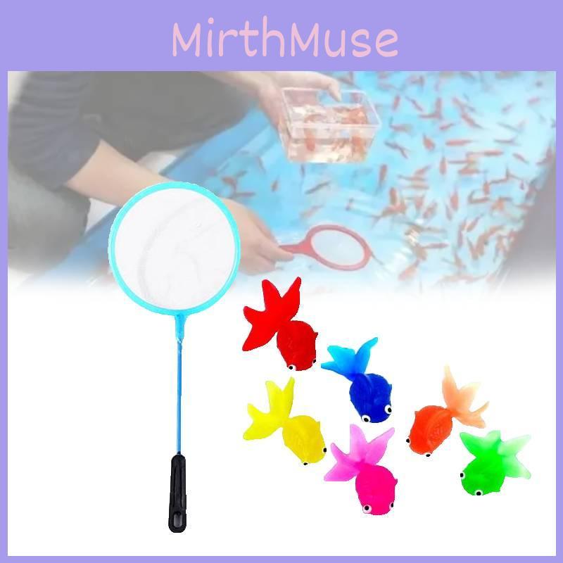 Реалистичная мягкая игрушка-золотая рыбка из ТПР для детей, красочная, для веселой игры в воде и обучения