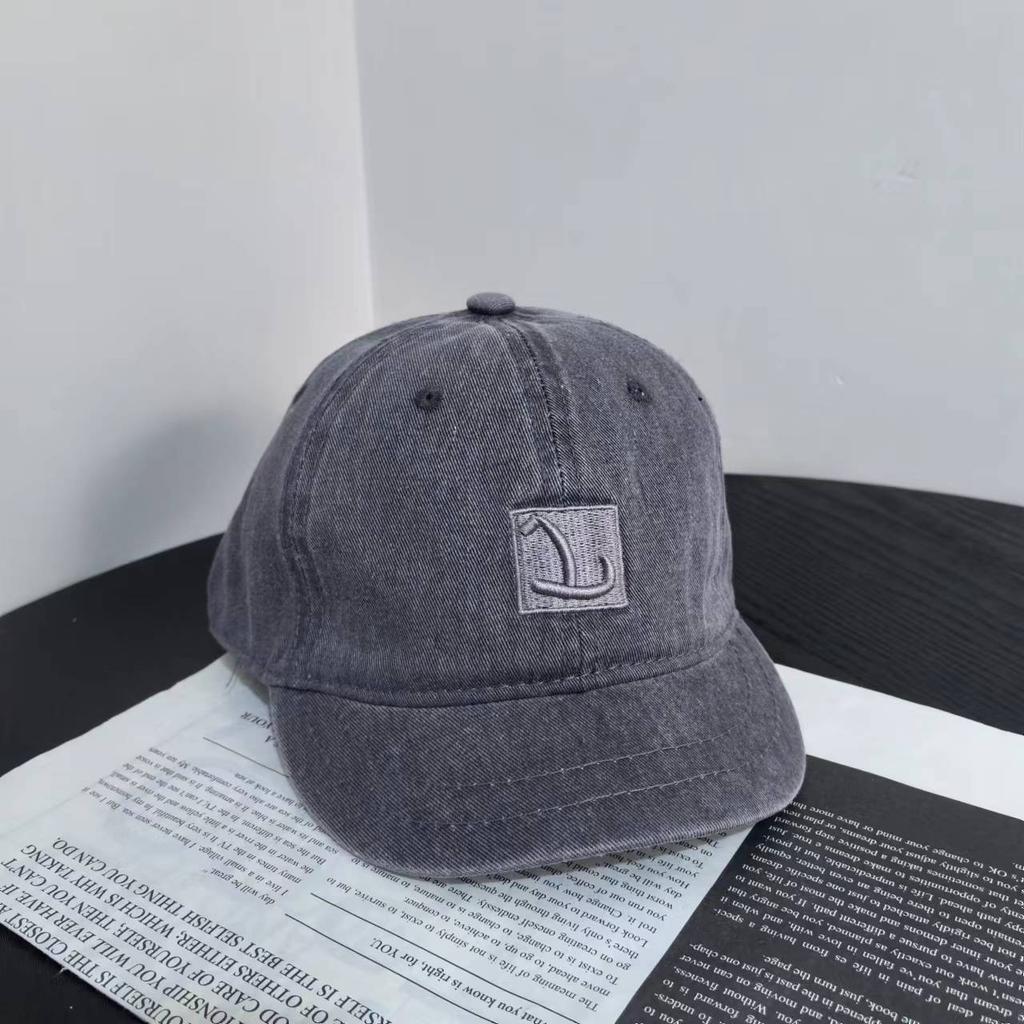 2025 весна и лето персонализированная стирка старые буквы короткий козырек бейсболка для спорта на открытом воздухе мужская солнцезащитный козырек женская мода