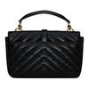 Saint Laurent Мини Сумка на Цепочке Колледж Noir Женские Сумки Черный 779430-DZH07-1000