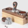 Detachable Colorful Wooden Handle Coffee Tamper Thread/Flat Bottom Coffee Distributor  Cafe