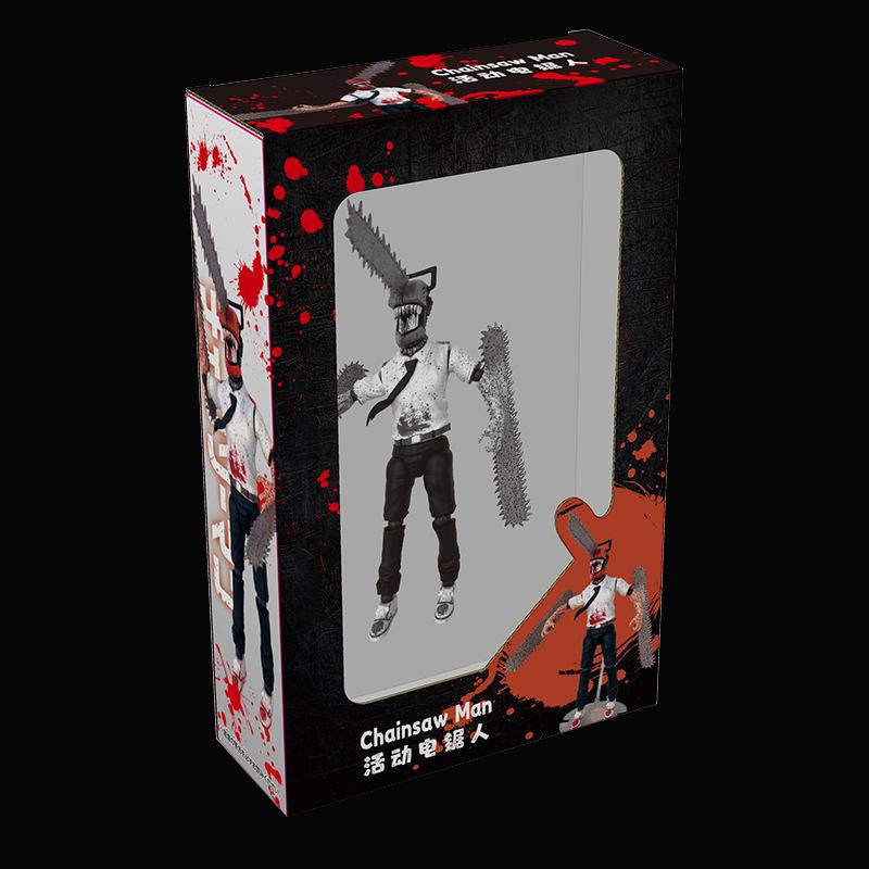 Человек-бензопила Денджи Человек-катана Самурайский меч ПВХ Фигурки Действия Игрушки