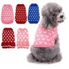 Pet Peach Heart Slim Fit Dog Sweater, Round Neck