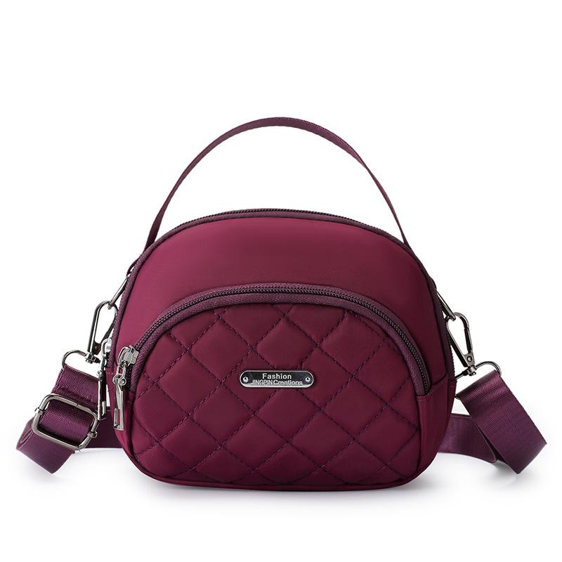 Универсальная мини-сумка на одно плечо, повседневная женская сумка из ткани Оксфорд, мобильный кошелек, нейлоновая сумка с принтом, сумка через плечо