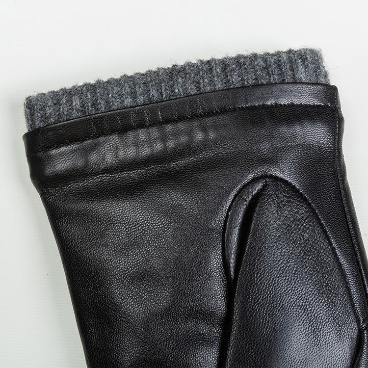 Перчатки из козьей кожи мужские тонкие без подкладки 100% полностью кожаные сенсорные перчатки для вождения весна и осень