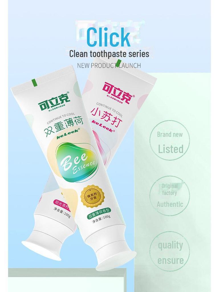 Kelike Bee Venom Whitening Toothpaste Pack - Double Mint & Baking Soda (6-Pack)