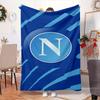 Napoli Football Club Emblem Blanket Outdoor Flannel Blanket for Camping, Hiking, Garden Parties, Picnic Essentials,gift for family and friends