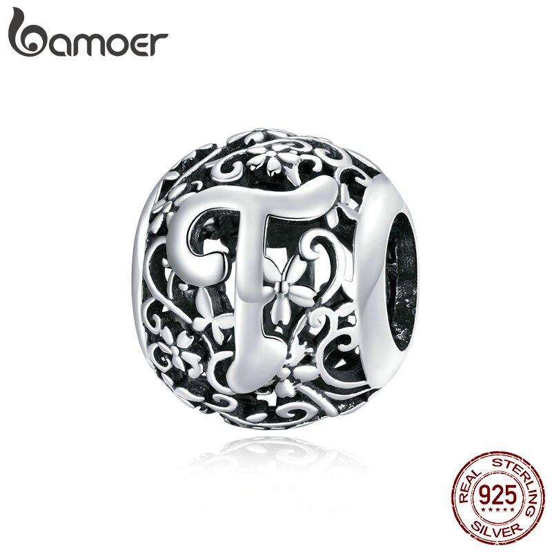Шарм BAMOER из стерлингового серебра, для браслета