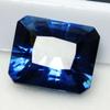 10 Carat Natural CERTIFIED Blue Sapphire Loose Gemstone Emerald Cut A-5268