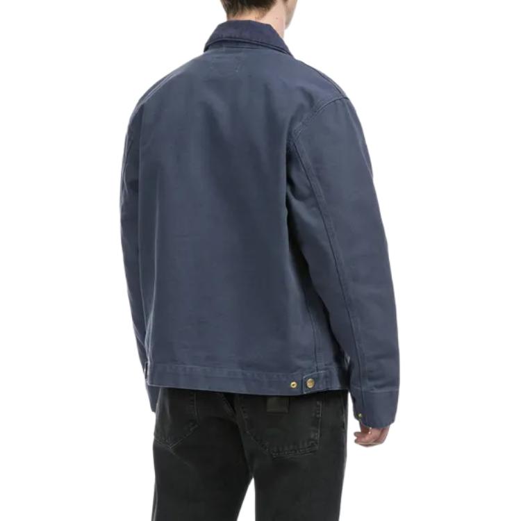 Carhartt WIP Мужская куртка с молнией на воротнике и длинным рукавом с логотипом I034819-2RE-4O