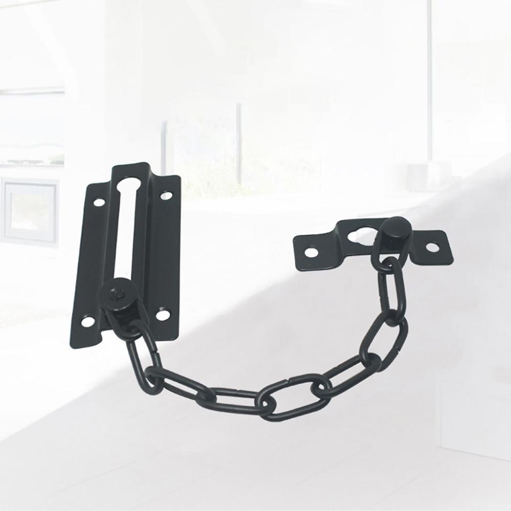 Chain Bolt Security Lock with Screws Door Hardware Door Chain Door Safety Guard Sliding Door Lock