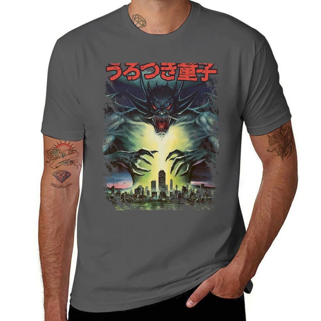 tshirt prints TShirt package with t Unisex plain Movie Urotsukidoji shirts cotton for black