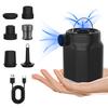 Мини-насос для улицы со светодиодной подсветкой Портативный USB-перезаряжаемый Надувные изделия Плавательный круг Пляжный матрас Кровать Портативный электрический насос