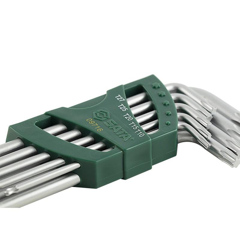SATA 09716 Набор шестигранных ключей Torx с шаровым концом