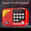 C01 Мини-портативная радиокарта для пожилых людей Маленький динамик Разъем 3,5 мм TF-карта/USB Mp3-плеер