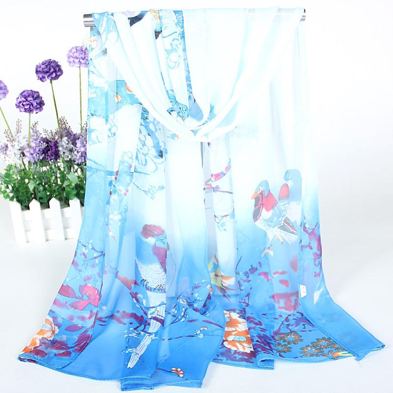 WTEMPO Fashion Women Scarf Print Autumn Summer Pattern Scarves Shawl Long Scarf for Women