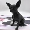 3D-печатная статуэтка собаки чихуахуа, милое щенячье украшение, подходит для любителей собак и коллекционеров, используется для украшения дома