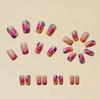 European And American Wearable Nail Piece Nail Art Wearable Nail French Flower False Nail Extension Removable Nail