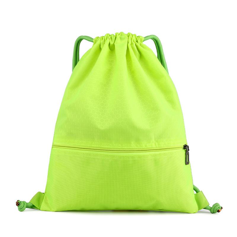 Складной рюкзак на шнурке, сумка для фитнеса и спортзала, для путешествий на природе, для кемпинга, пешего туризма, нейлоновый спортивный рюкзак с несколькими карманами