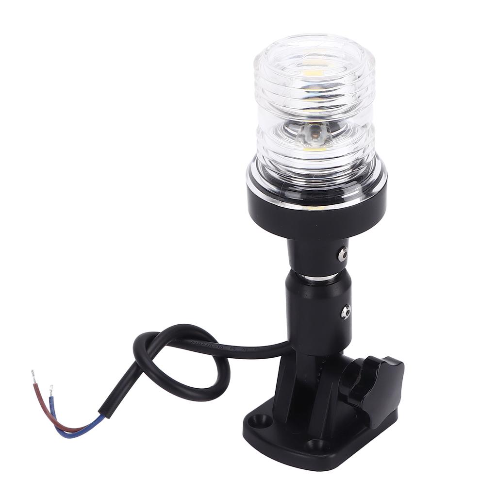 6in 3W Marine Boat Stern Anchor Signal Light White Navigation Lamp 3 Nautical Miles IP66 Waterproof