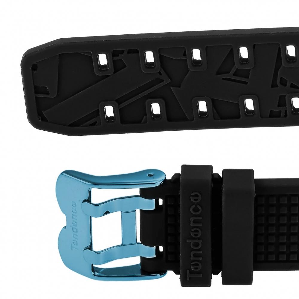 [Tendence] Часы DC BATMAN Collection FLASH Batman Collaboration Синий циферблат Нейлон Минеральное стекло Кварцевые 51MM Часы TY532017 Мужские Черные