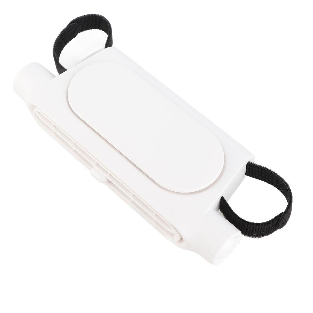 Car Seat Cooling Fan USB Plug In Leafless Space Saving 3 Wind Speeds Portable Backseat Car Fan for