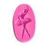 Ballet Girl Silicone Mold Fondant Cake Chocolate Cookie Decorating Mould Tool