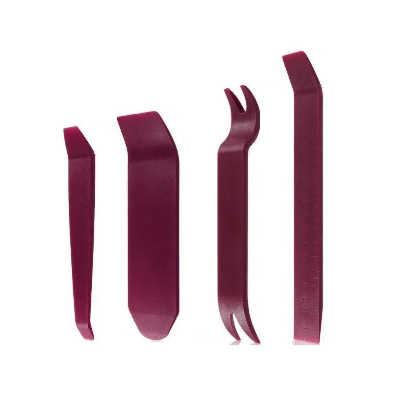 Набор из 4 инструментов для снятия автомобильной отделки, не царапающий панель автомобиля, набор отверток для снятия аудиопанели