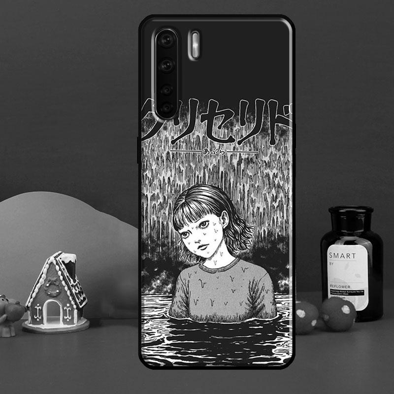 Чехол Junji Ito Horror Manga для OPPO A5 A9 A31 A53 2020 A53S A1K A3S A5S A15 A52 A72 A83 A91 A54 A74 A94 Coque