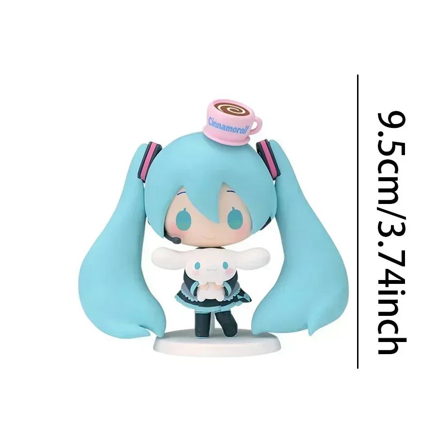IN stock Sexy Girl Hatsune Miku Anime Figure Fashion Subclture Miku Action Figure Christmas Gift PVC Collection Model Doll Toys